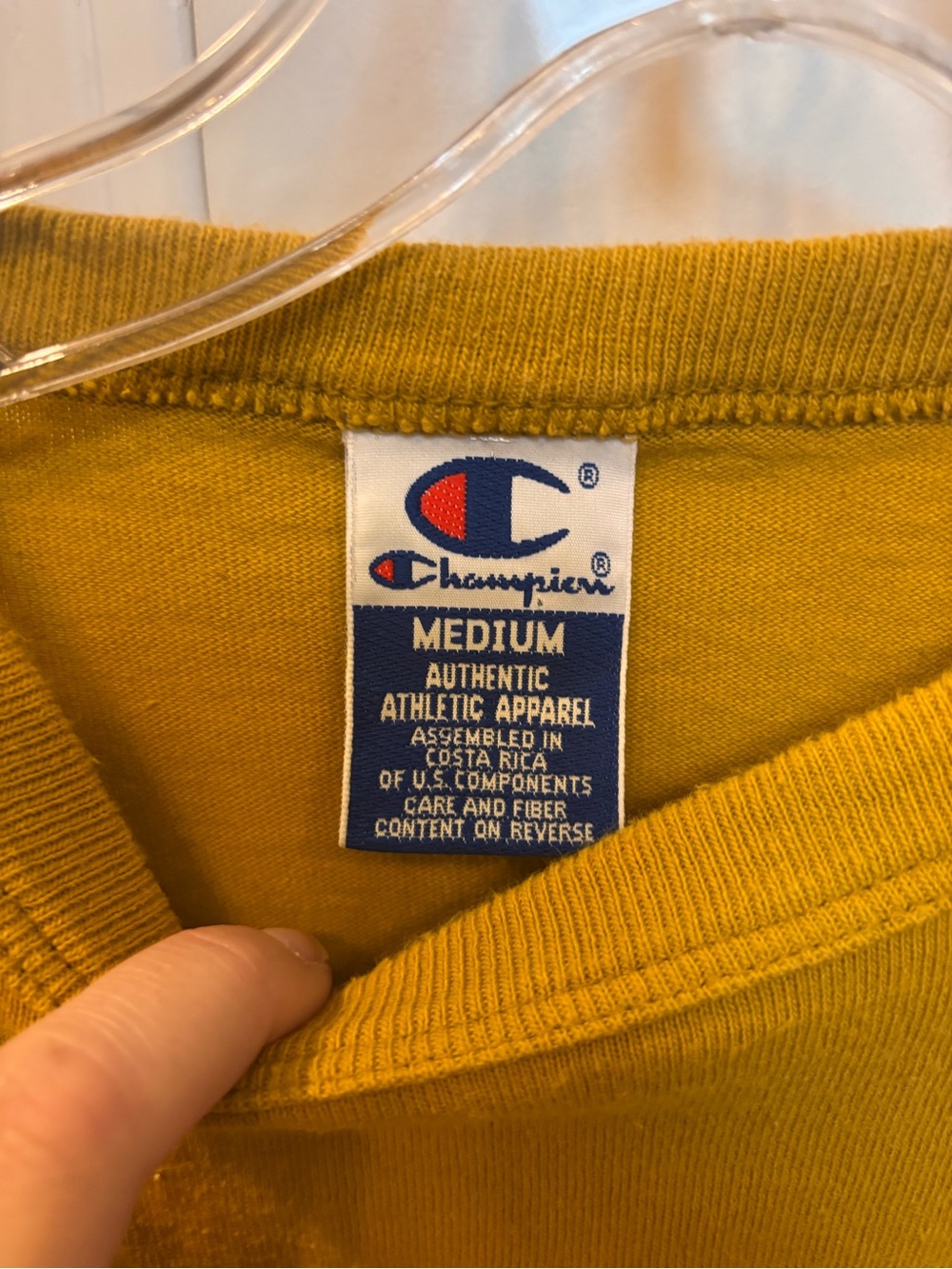 Vintage 90’s Champion Purdue Alumni Tee in Mustard Yellow - Picture 2 of 7